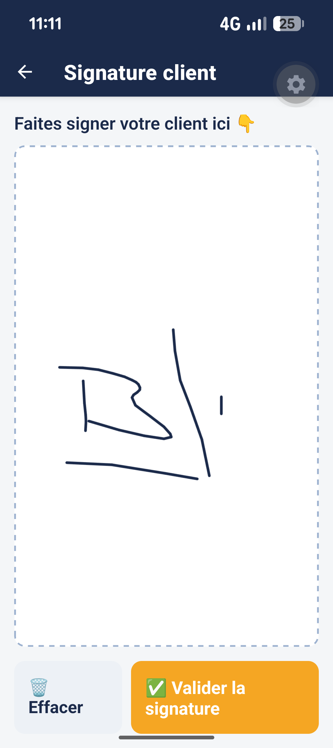 Signature client