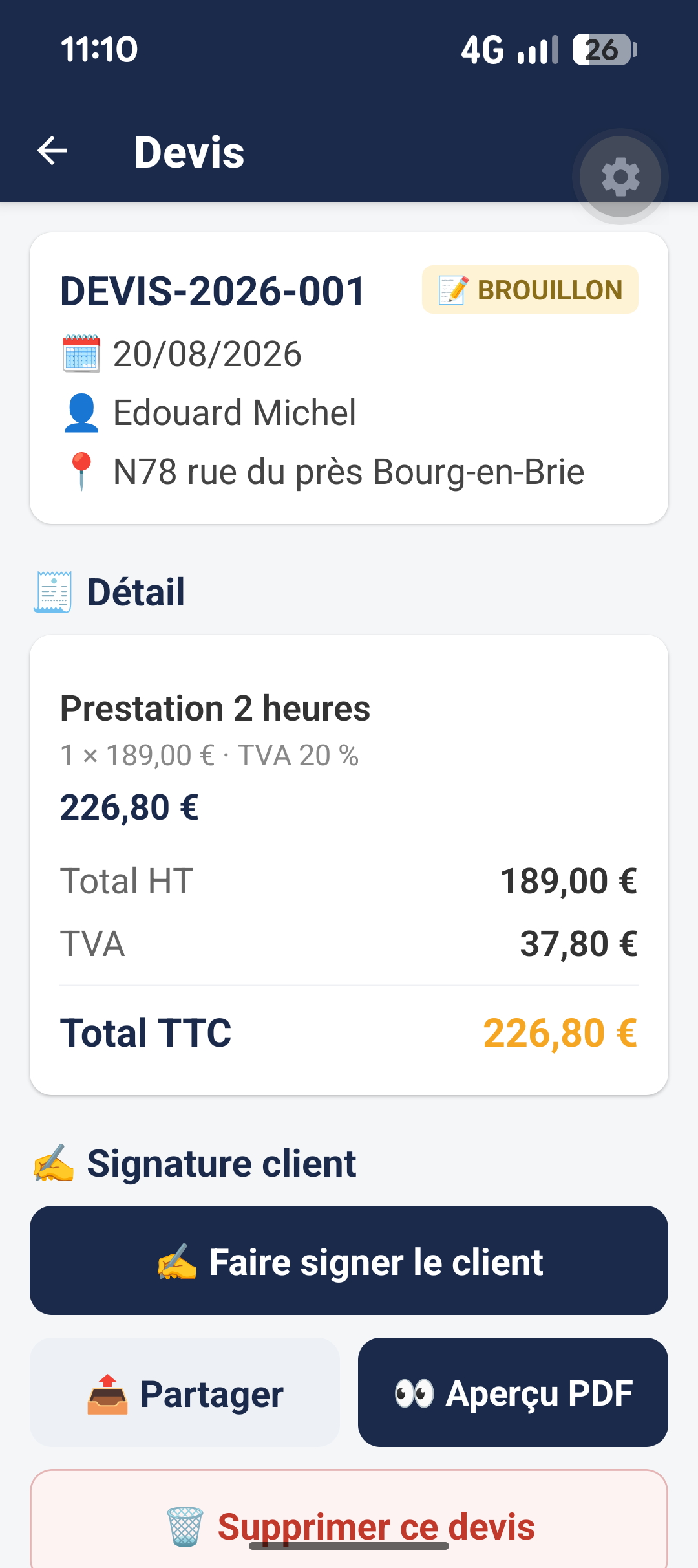 Facture